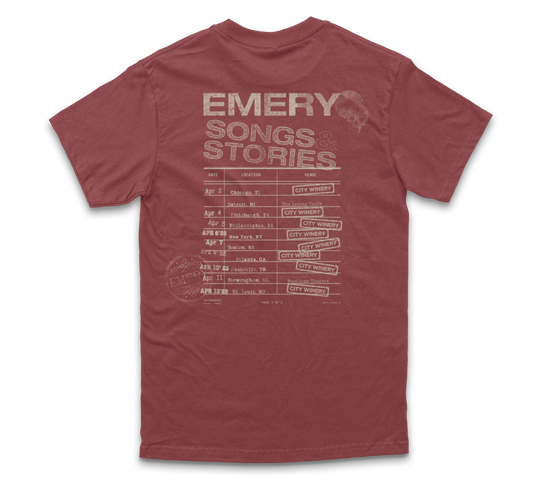 Songs & Stories Tour Tee